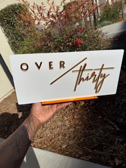 Custom Acrylic Logo Sign