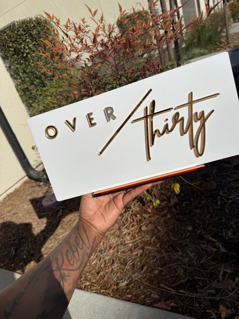 Custom Acrylic Logo Sign