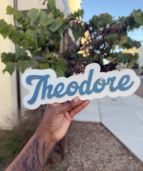 Personalized Name Sign