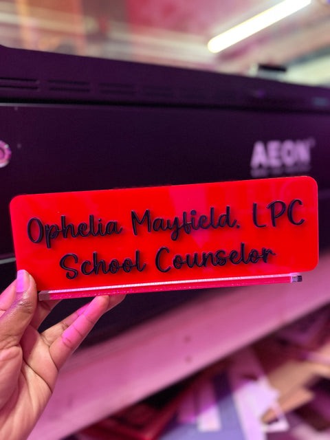 Acrylic Name Plate