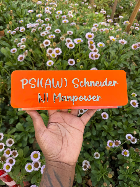 Acrylic Name Plate