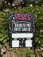 Comp Back To School Sign