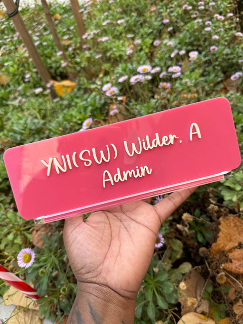Acrylic Name Plate