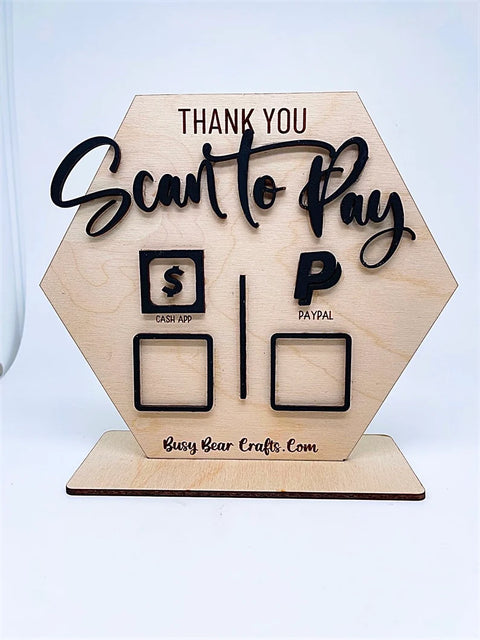 Scan To Pay Sign