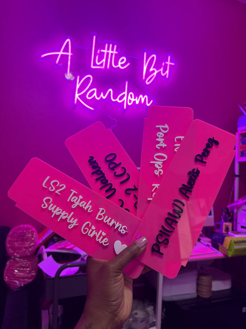 Acrylic Name Plate