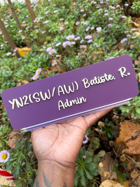 Acrylic Name Plate